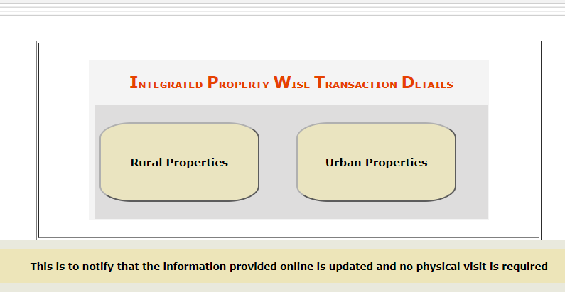 Integrated property wise transaction