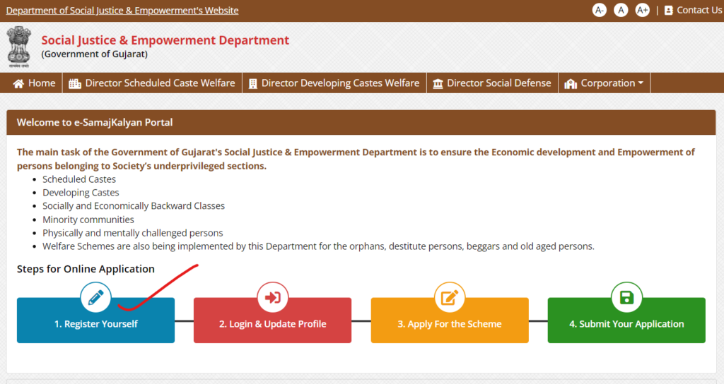Gujarat Manav Garima Yojana Application