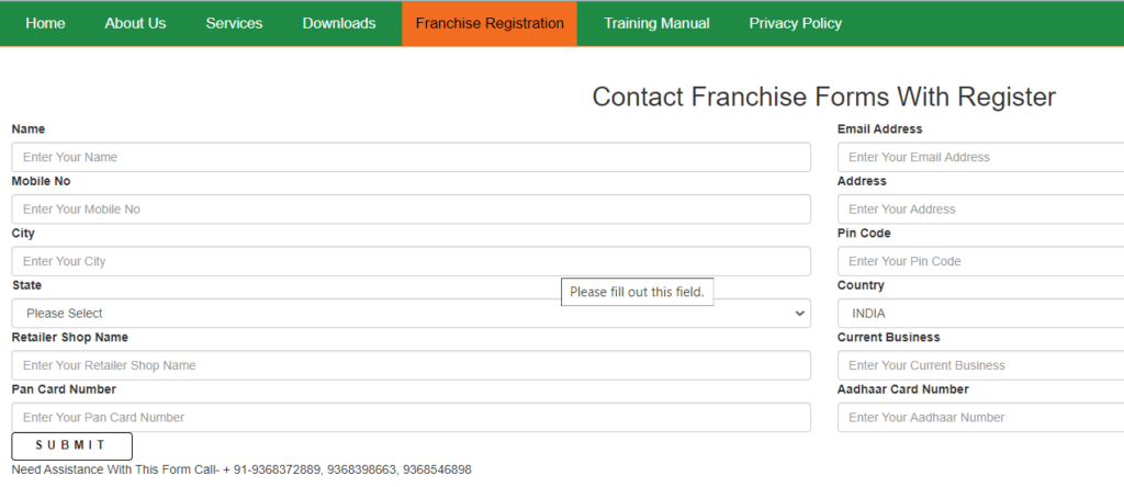 franchise-Registeration